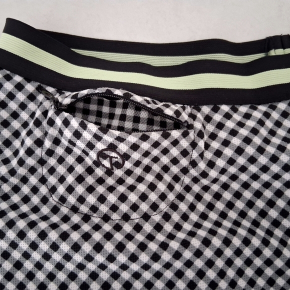 Talbots/ Stylish Black and White Checkered Skort/ Size US M - Picture 6 of 9